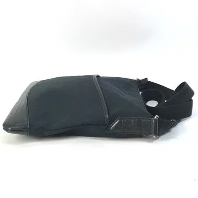 Pre-owned Gucci Black Gg Canvas Shoulder Bag ()