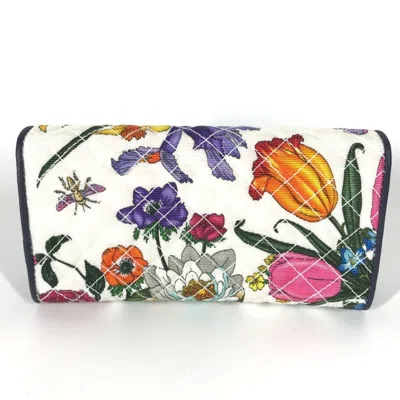 Pre-owned Gucci Multi-color Canvas Long Wallet (bi-fold) ()
