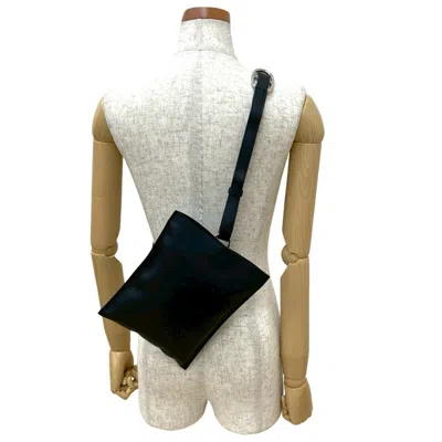Pre-owned Hermes Black Swift Leather Shoulder Bag Sling Bag ()