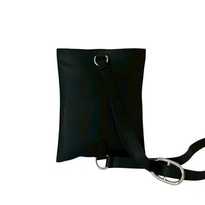 Pre-owned Hermes Black Swift Leather Shoulder Bag Sling Bag ()