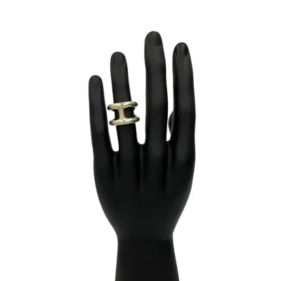 Pre-owned Hermes Silver Silver 925 Band Ring ()