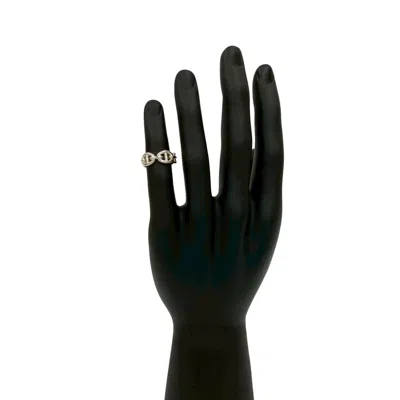Pre-owned Hermes Silver Silver 925 Band Ring ()