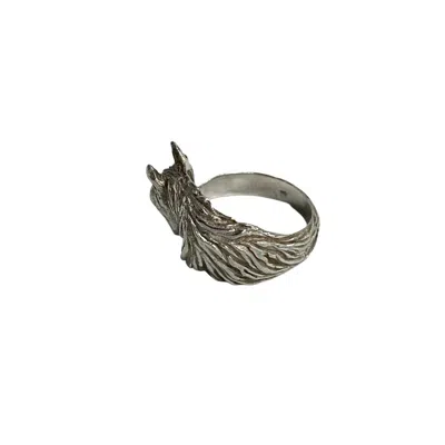Pre-owned Hermes Silver Silver 925 Band Ring ()