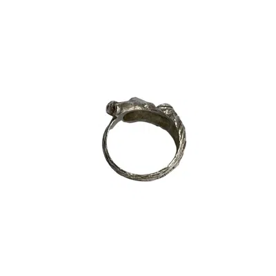 Pre-owned Hermes Silver Silver 925 Band Ring ()