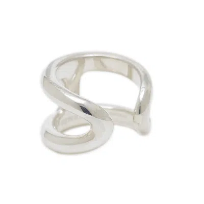 Pre-owned Hermes Silver Silver 925 Band Ring ()