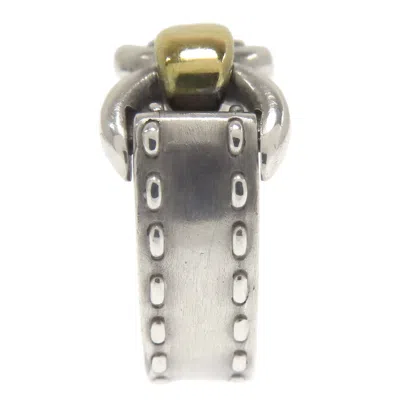 Pre-owned Hermes Silver Silver Band Ring ()