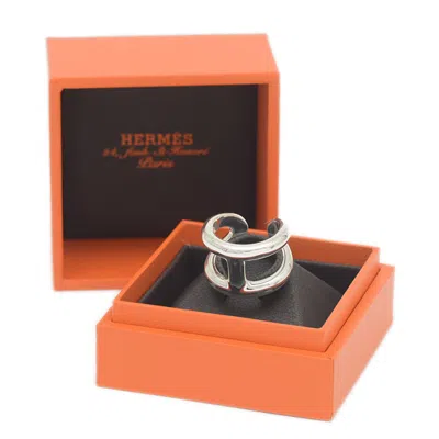 Pre-owned Hermes Silver Silver 925 Band Ring ()