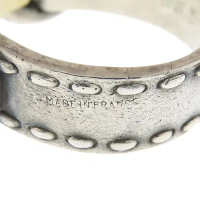 Pre-owned Hermes Silver Silver Band Ring ()