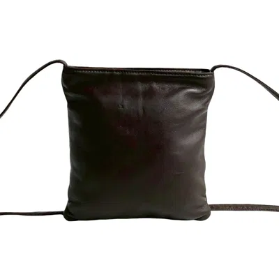 Pre-owned Loewe Brown Leather Pochette Shoulder Bag ()