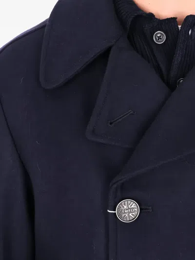 Camplin Double-breasted Squadron Coat In Blue