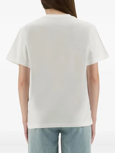 Moschino Jeans T Shirt With Print In White