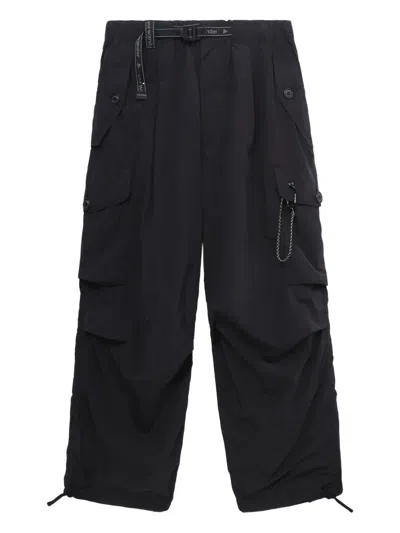 And Wander Multiple-pocket Cargo Pants In Black