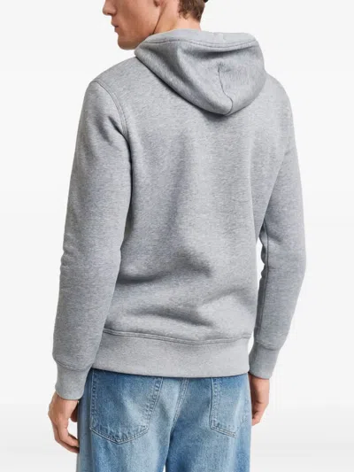 Gant Mens Regular Fit Archive Shield Pullover Hoodie In Gray