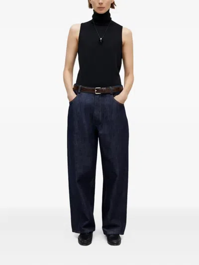 Cordera Button-fastening Trousers In Blue