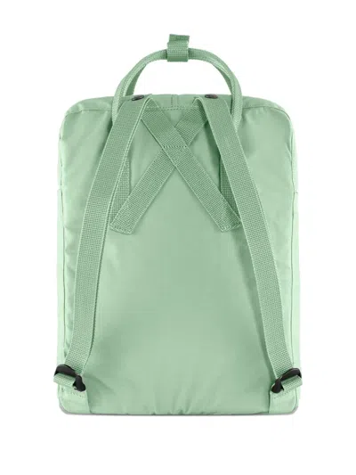 Fjall Raven Logo Patch Backpack In Green