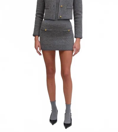 Ronny Kobo Dawn Cardigan In Slate Grey In Gray