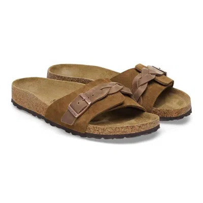 Birkenstock Women's Oita Braided Narrow Sandal In Mink In Brown