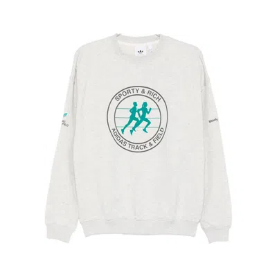 Adidas Originals Cotton Sweaters In White