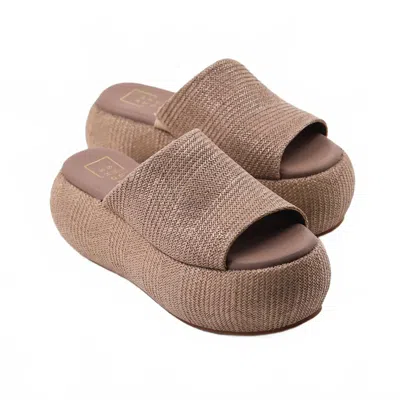 Shu Shop Women's Ilana Platform Sandals In Taupe In Gold