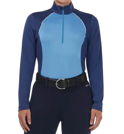 Kerrits Charisma Coolcore Long Sleeve Shirt In Cobaltique In Blue