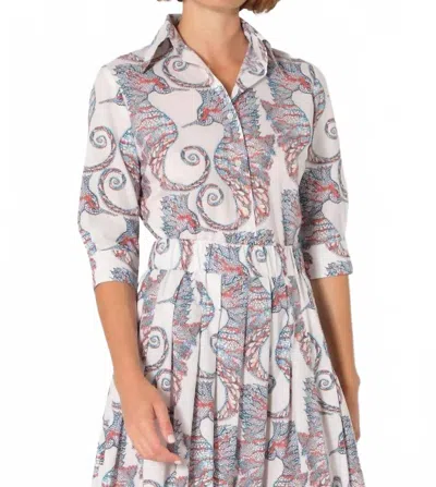 La Prestic Ouiston Emmanuelle Skinny Shirt In Hippocampe Multi In Multi