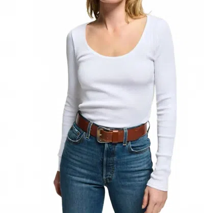 Nation Ltd Elaine Top In White In White