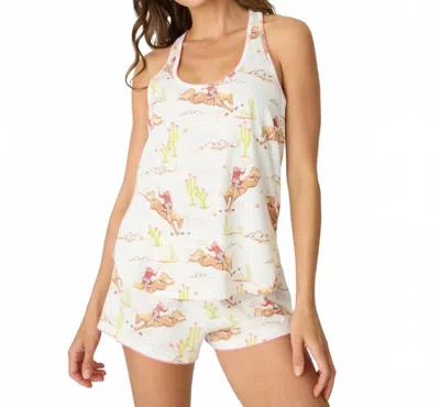 Pj Salvage Western Tank Top In Playful In Neutral