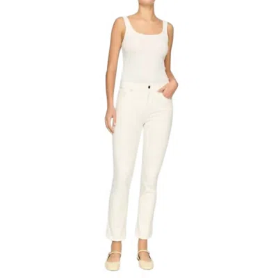 Dl1961 - Women's Mara Straight Mid Rise Ankle Jeans In White In White