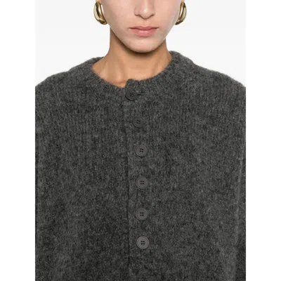 Mr Mittens Fabric Sweaters In Gray