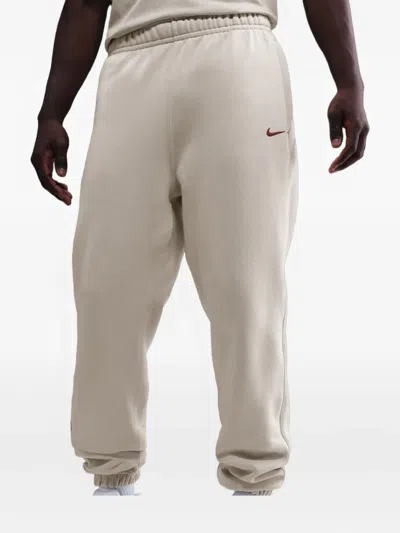 Nike Logo-detail Trousers In Neutral