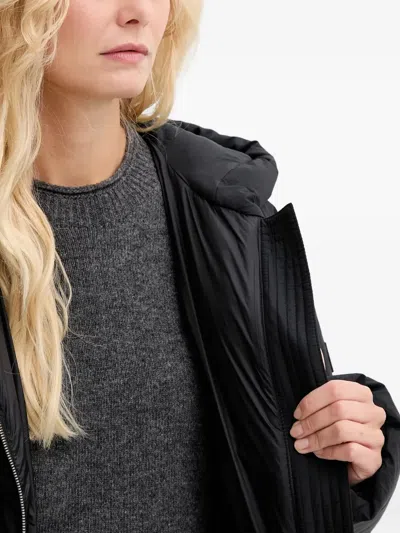 Hugo Boss Hooded-neckline Padded Jacket In Blue