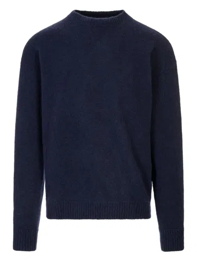 Laneus Crew-neck Sweater In Blue