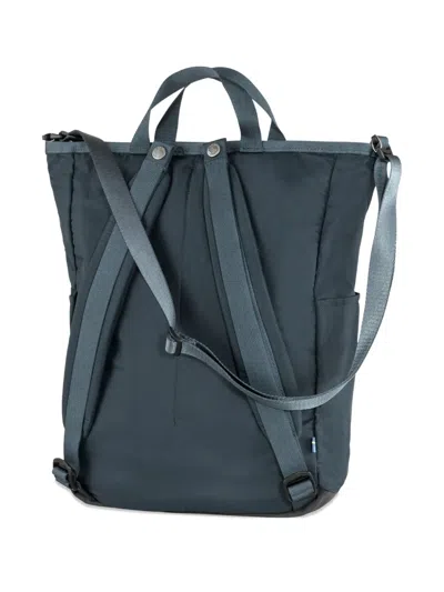 Fjall Raven Logo-patch Backpack In Blue