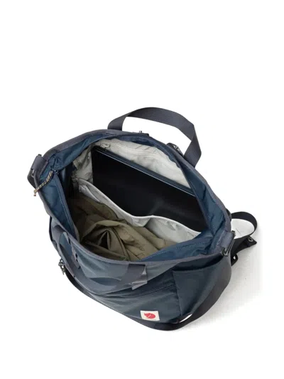 Fjall Raven Logo-patch Backpack In Blue