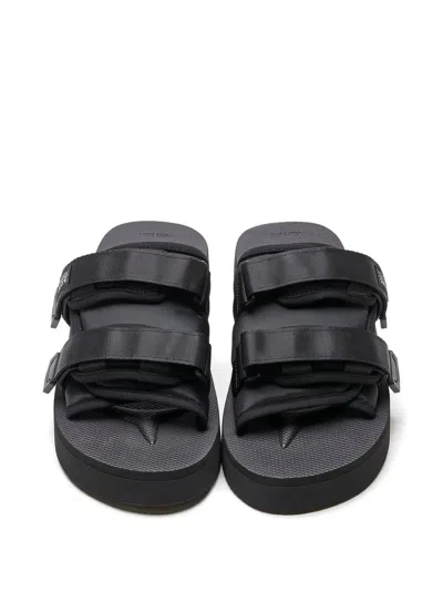 Suicoke Strap Platform Sandal In Black