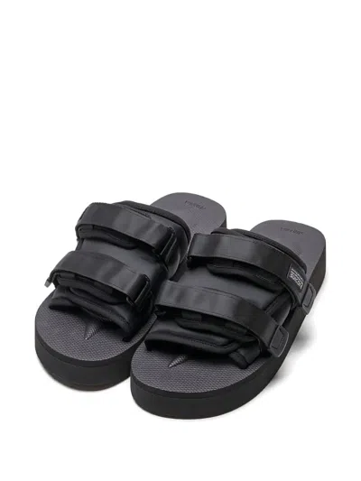 Suicoke Strap Platform Sandal In Black