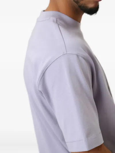 Calvin Klein Graphic-print T-shirt In Purple