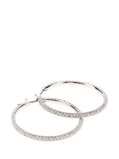 Swarovski Embellished Metal Dextera Earrings In Metallic