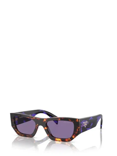 Prada Unisex Sunglass Pr A01s In Brown