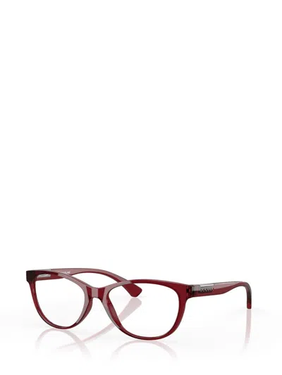 Oakley 50mm Round Optical Glasses In Red