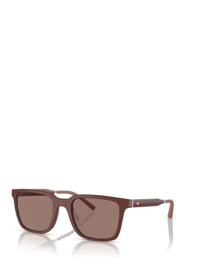 Oliver Peoples Roger Federer 52mm Rectangular Sunglasses In Brown
