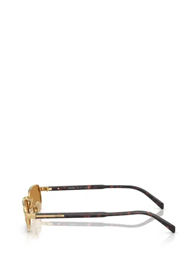 Prada Rectangular Sunglasses In Orange