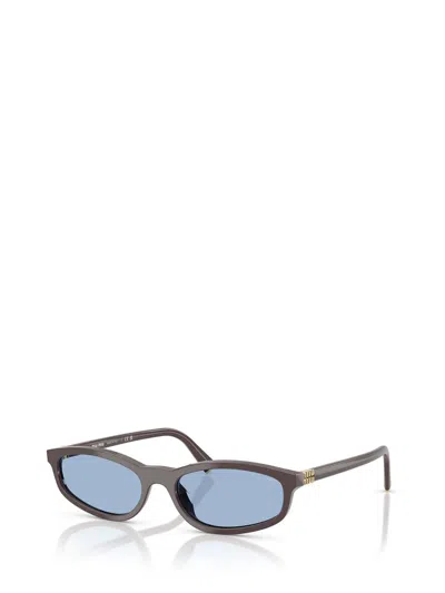 Miu Miu Woman Sunglass Mu A06s In Brown