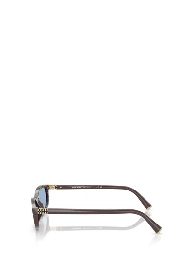 Miu Miu Woman Sunglass Mu A06s In Brown