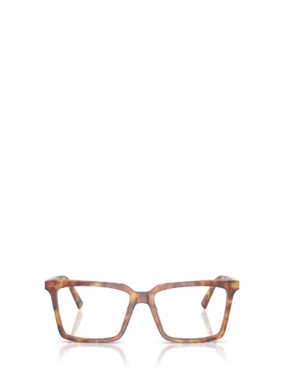 Miu Miu Brille Mit Eckigem Gestell In Brown