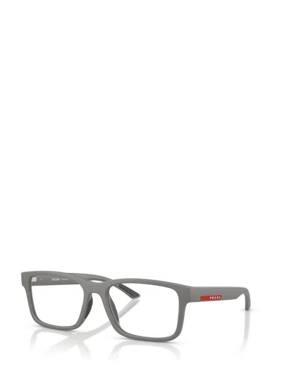 Prada Rectangular Flat Mirror In Gray