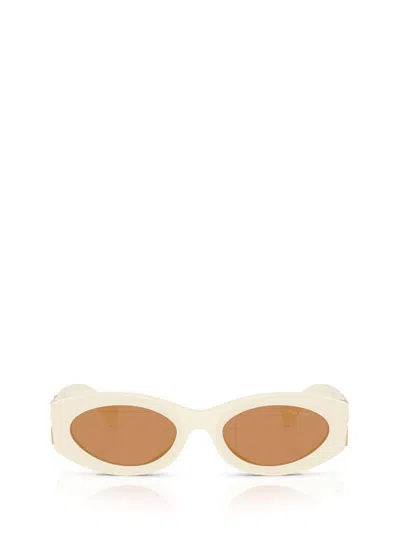 Miu Miu Oval-frame Sunglasses In Multi