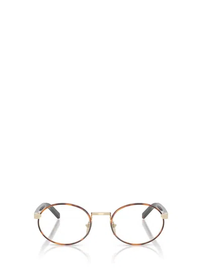 Prada Eyewear Eyeglasses In Gold