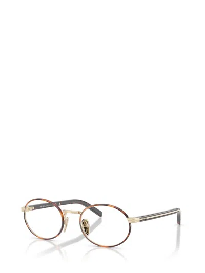 Prada Eyewear Eyeglasses In Gold