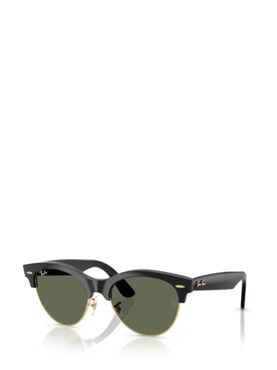Ray Ban Clubmaster Way Plastic Square Sunglasses In Black
